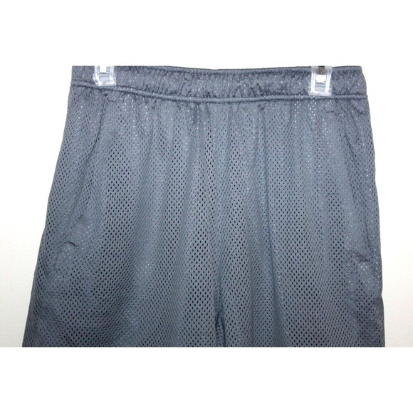 Nike Swish Men Gray Dri Fit Training Pocket Drawstring Gym Basketball Shorts M - Picture 3 of 7